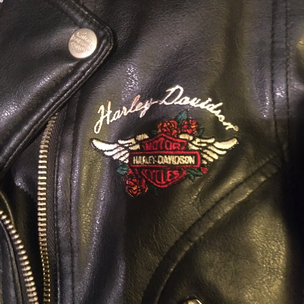 Leather Kids Harley-Davidson Jacket - Picture 2 of 3